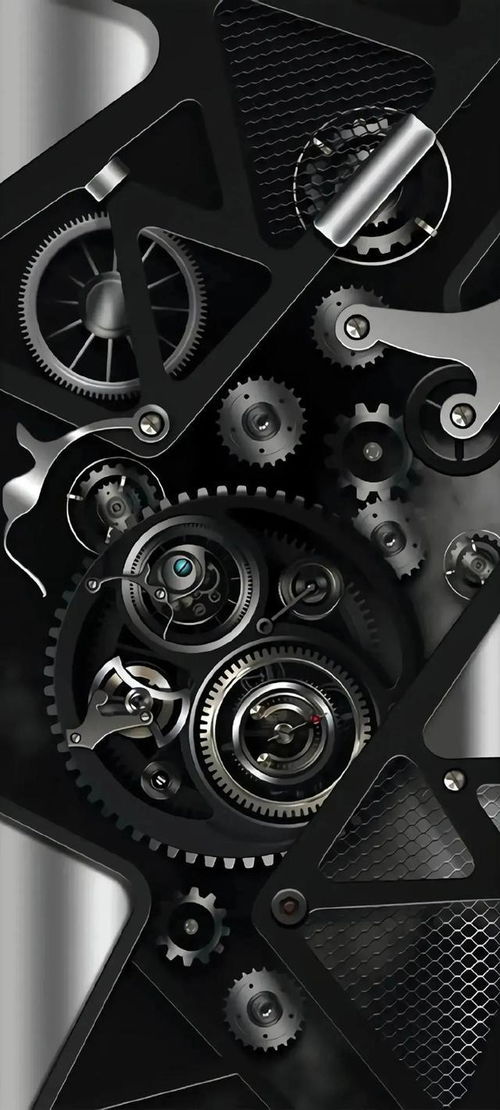 超有質感酷炫機械齒輪高清壁紙