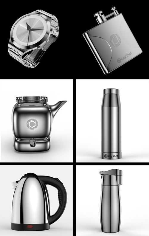 keyshot金屬產品 渲染